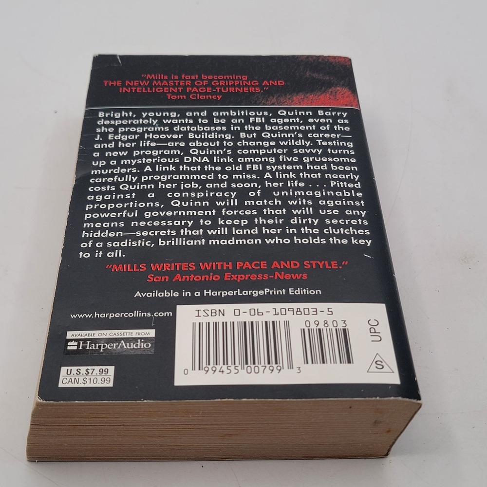 Kyle Mills Burn Factor Paperback 1st Printing FBI Thriller Suspense Good - Picture 3 of 11
